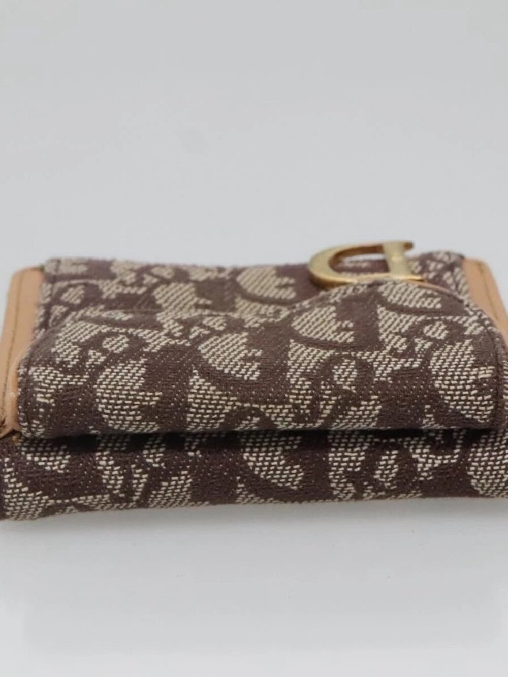 Christian Dior Trotter Canvas Wallet Black Auth ac3872 - Picture 5 of 14